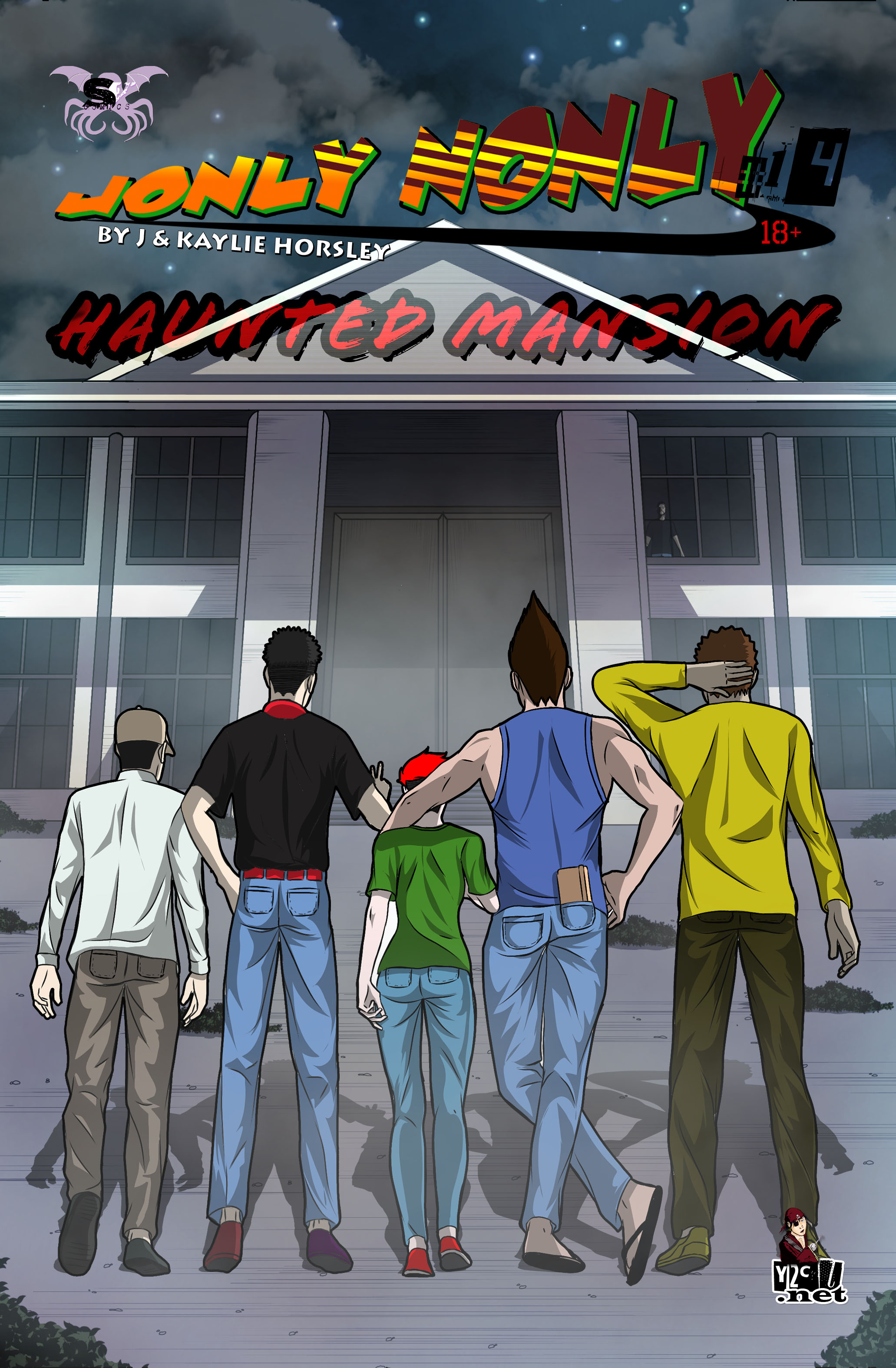 Jonly Nonly #14 - Haunted Mansion comic cover