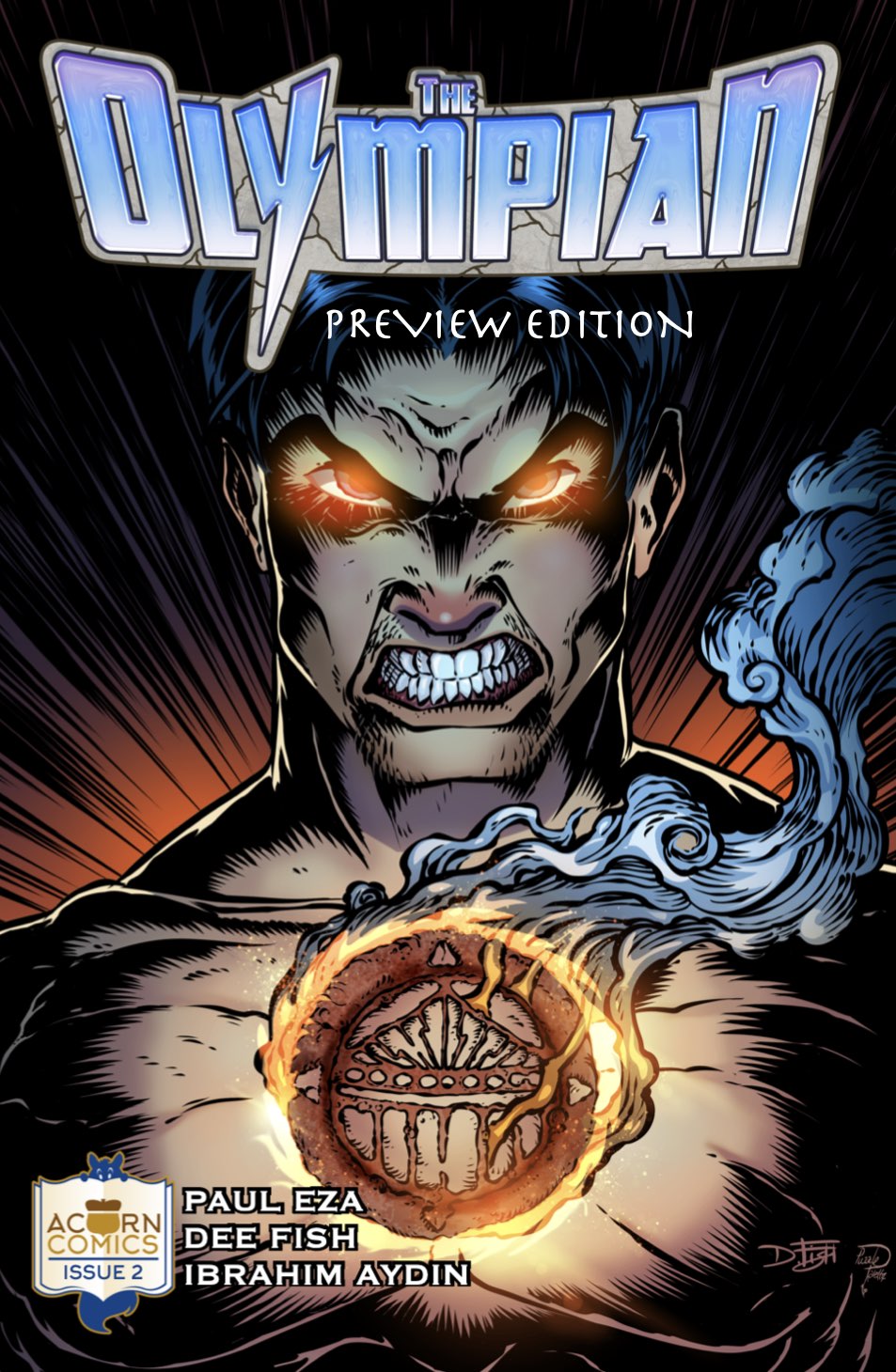 The Olympian #2 - Preview Edition comic cover