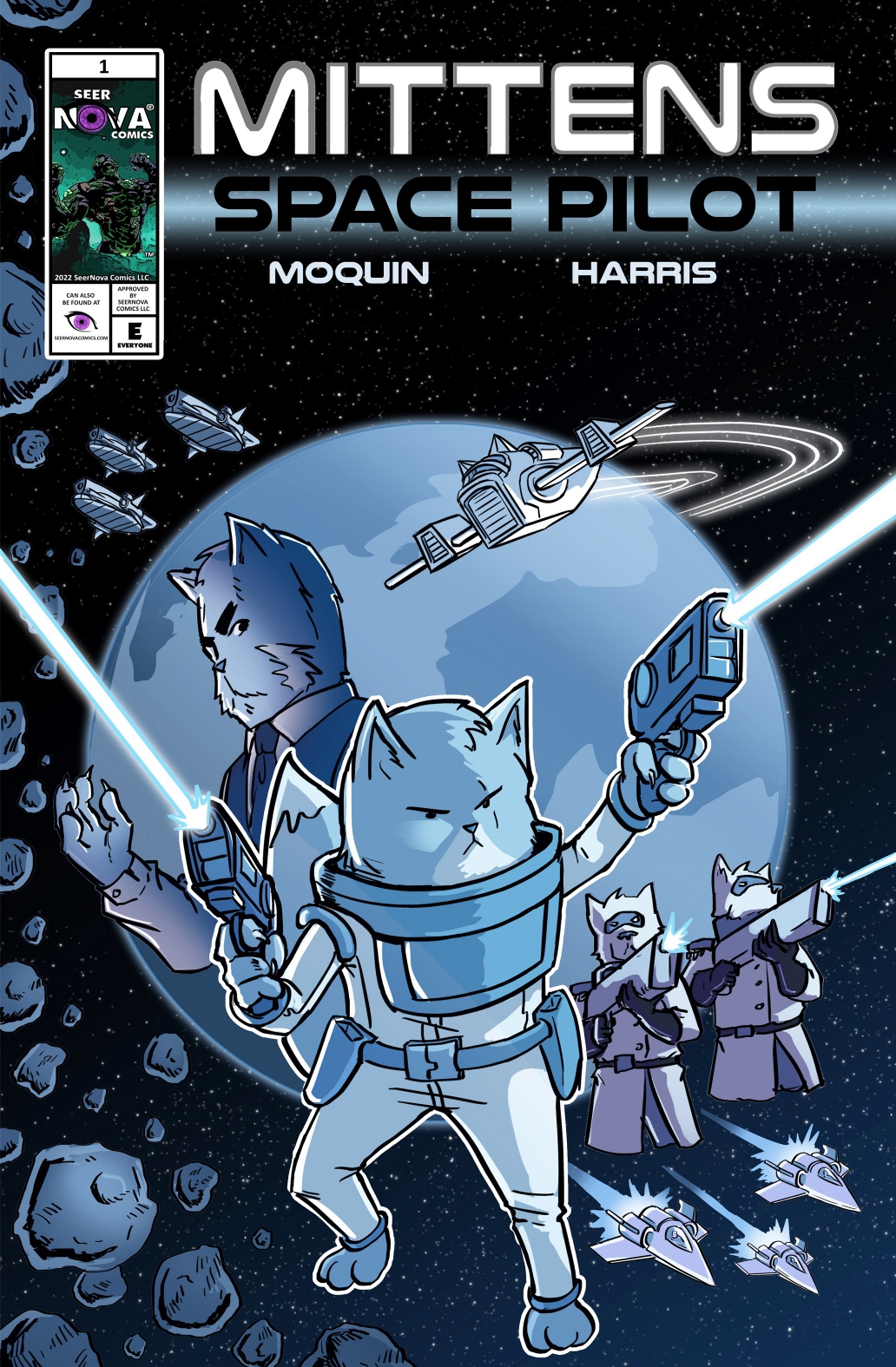 Mittens: Space Pilot comic cover
