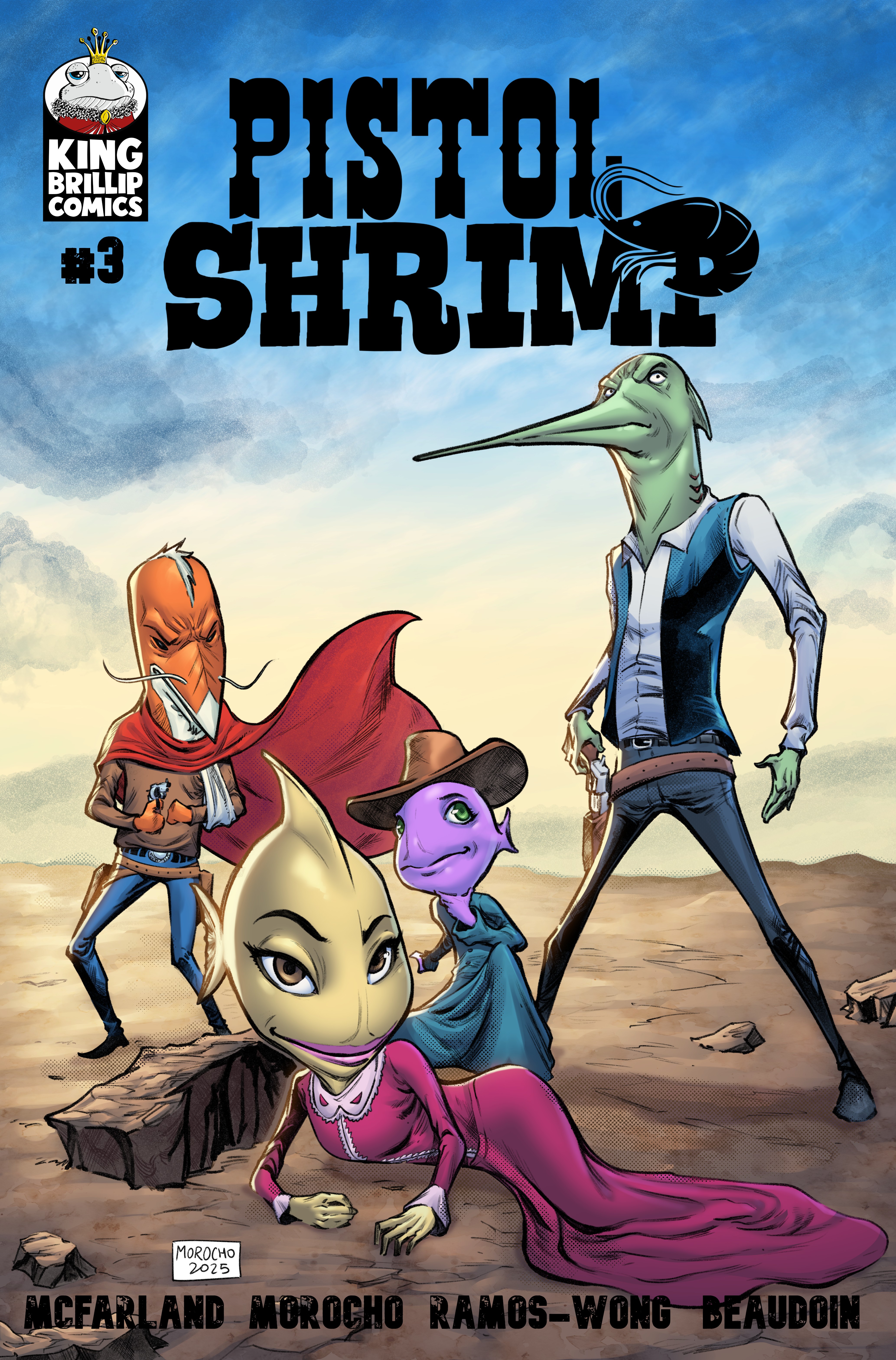 Pistol Shrimp #3 comic cover